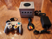 Nintendo GameCube Platinum Console W/Controller Tested!