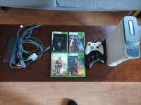 Xbox 360 with games (disc reading faulty)