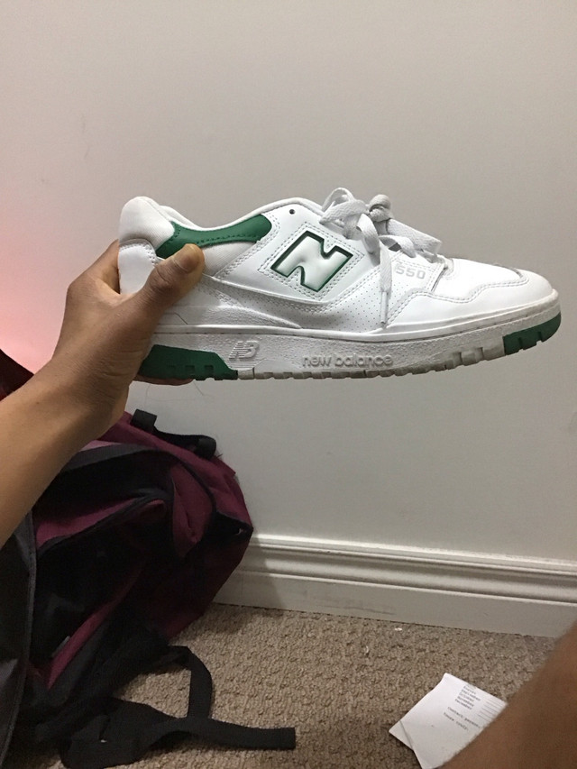 New balance 550s white and green (no box) size 9 us in Men's Shoes in St. Catharines