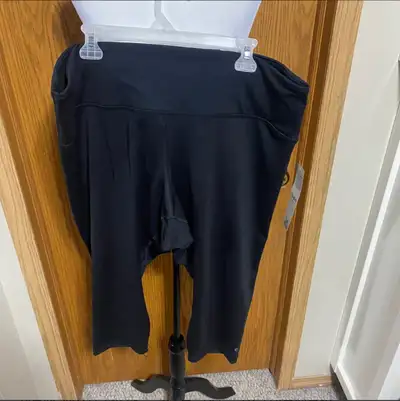 Women’s plus size black workout pants , View more