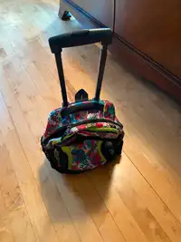 Rolling back pack for kids