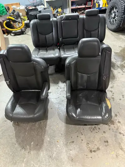 Seats out of a 2006 Duramax. Power heated buckets in good working order. Tear in driver seat, could...