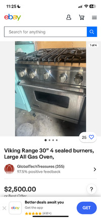 Viking -  Natural Gas range