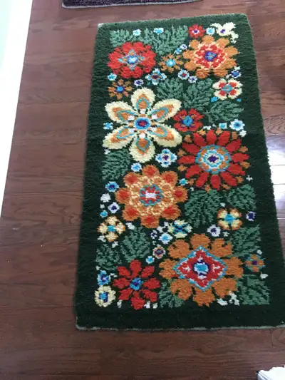 3 Hand hooked rugs, View more