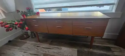 Mid-century teak dresser, View more