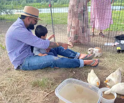 Lusan Farm Co’s portable petting zoo is booking up fast! We are now looking forward to August, the f...