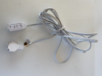 15’ Flat plug extension cord