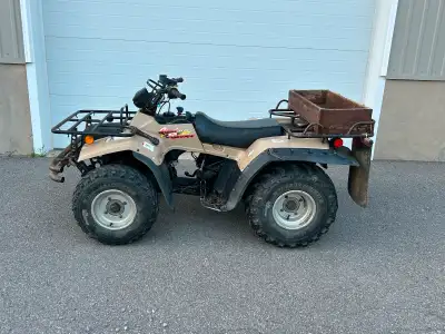 1998 Suzuki Quadrunner 250 4x4. Bought off original owner (elderly gentleman) for my grandkids but e...