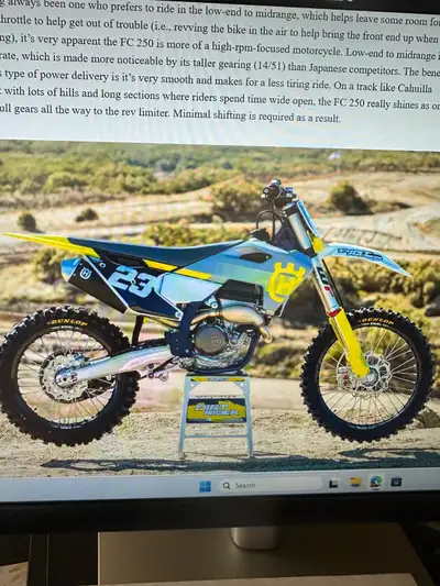 brand new. I am the first owner. It has NEVER been ridden. Bought it in the winter but, I can’t ride...