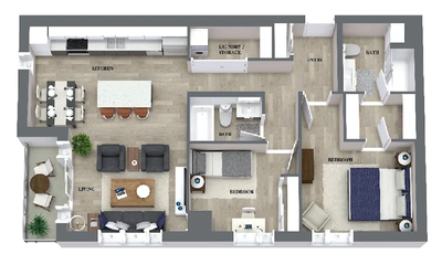 Lease Takeover – Luxury Top Floor 2 Bed / 2 Bath Apartment Near Baseline & Wharncliffe Available fro...