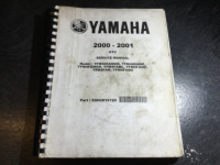 2000-2001 Yamaha YFM400 Kodiak 4x4 2WD Quad Manual Ultramatic