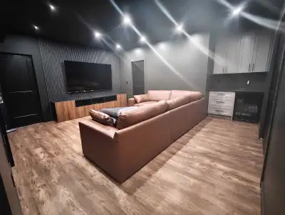 basement restorations and renovations, View more