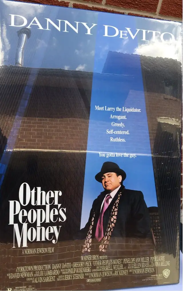 Danny DeVito movie poster: Other People's Money "OPM" in Arts & Collectibles in Markham / York Region - Image 5