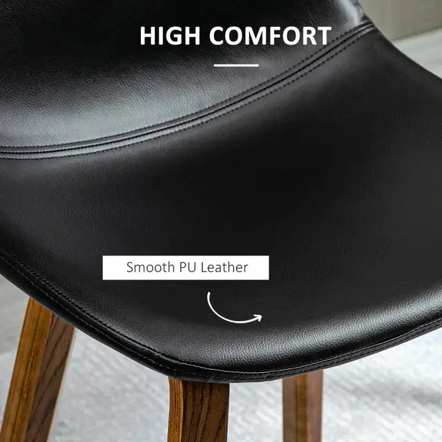 Mid-Back PU Leather Counter Height Bar stool Bar Chair in Chairs & Recliners in Markham / York Region - Image 5
