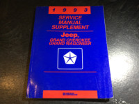 1993 Jeep Grand Cherokee ZJ & Grand Wagoneer Service Manual