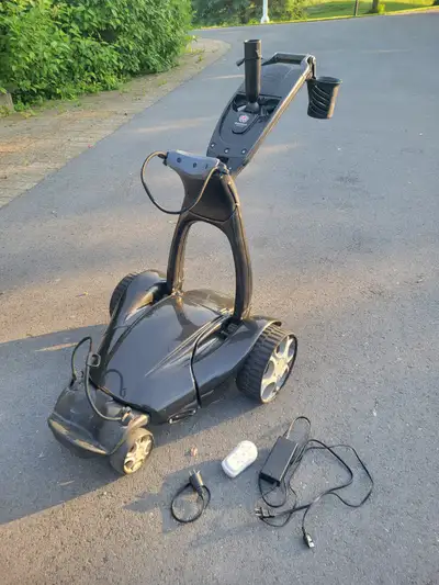 Stewart X10 Follow Electric Golf Trolley, View more