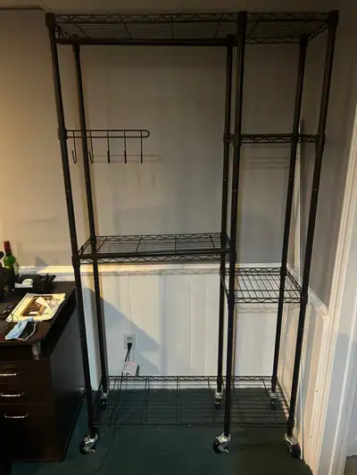 Mobile closet for sale, looking to sell as soon as possible. Pick up only! Price $125.00. Dimensions...