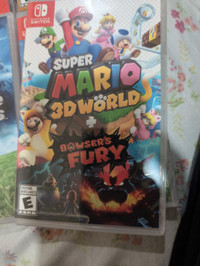 Super Mario 3d world bowsers fury brand new sealed 