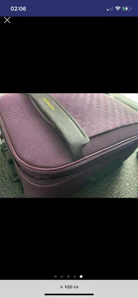 Suitcase travel bag used