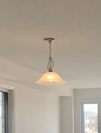 Frosted glass chandelier brand new