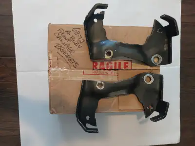 Pontiac items for sale. A pair of front disc brake caliper brackets in “like new” condition. They we...