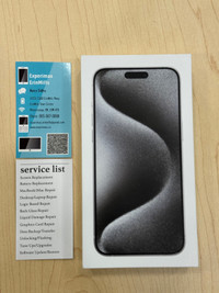 Brand New Sealed Apple iPhone 15 Pro Max White Titanium @ $1750