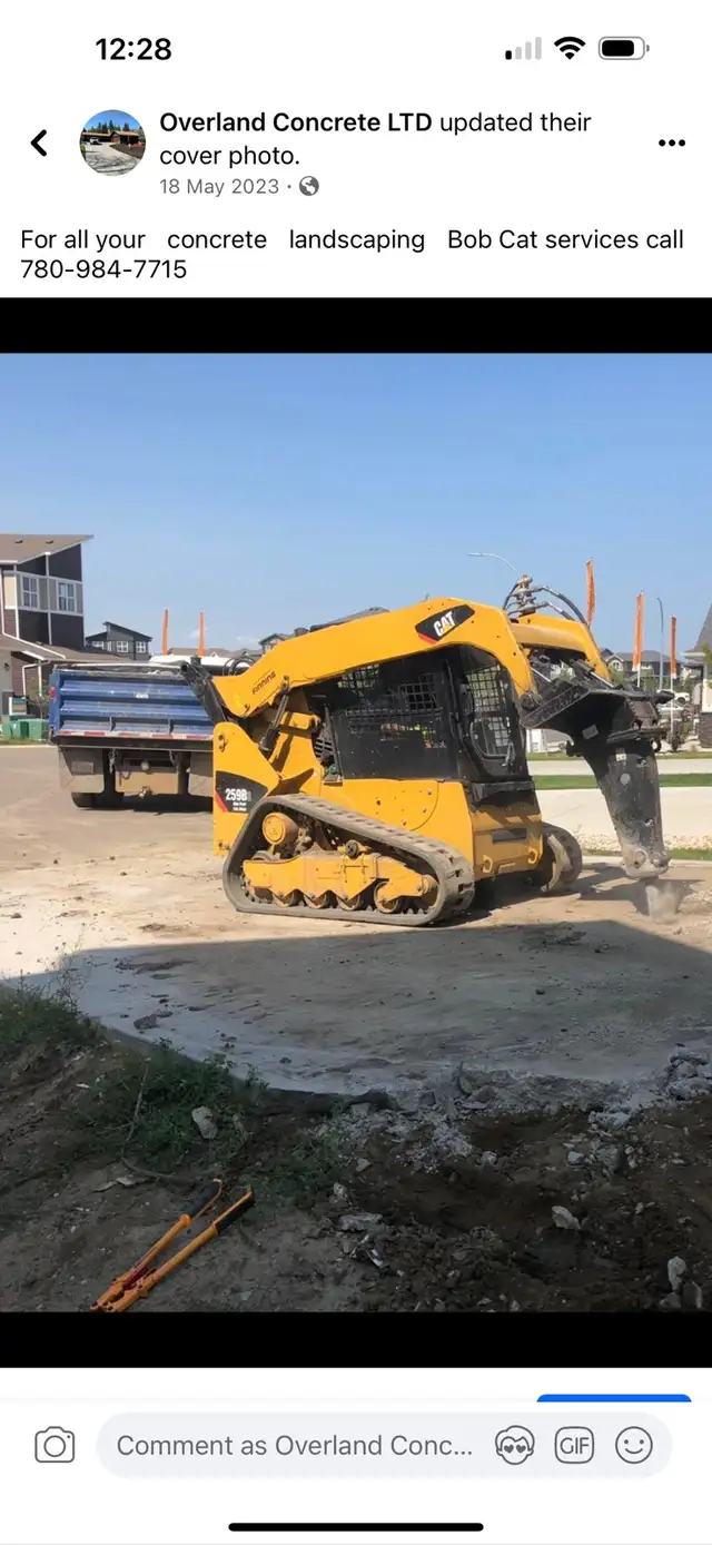 Overland Concrete and bobcat 780-984-771562863239872385125