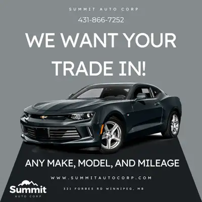 Hi Winnipeg! Here at Summit Auto Corp, we are a small, locally owned used car dealership right here...