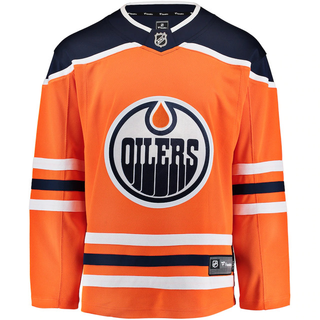 *BRAND NEW Men's Edmonton Oilers Jersey size S/M (Orange)* in Men's in Edmonton - Image 4