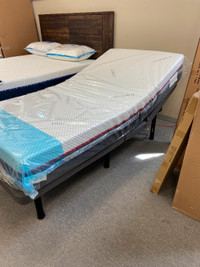 Extra Long Single Electric Bed with Mattress