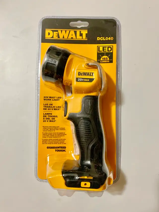 DEWALT CORDLESS LED WORK LIGHT
