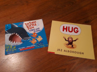 2 NEW Books: The 3 little fish and the big bad shark + HUG