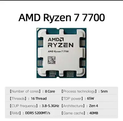 AMD Ryzen 7 7700, View more