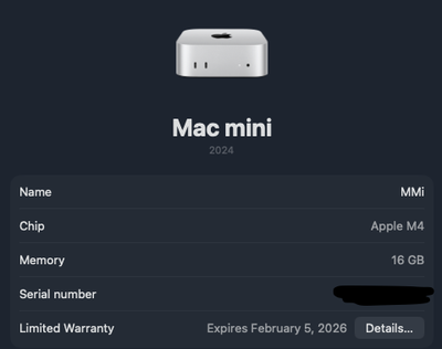 Apple Mac Mini M4 - 16GB/256GB (Warranty Expires Feb 5th, 2026), View more