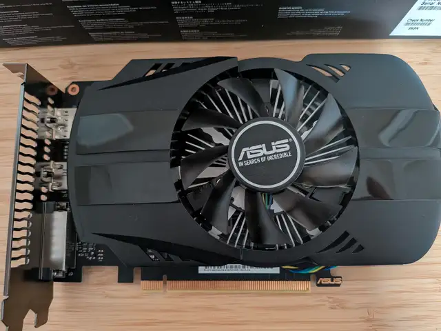 ASUS GTX 1650 Phoenix OC 4GB - like new63815757518337122