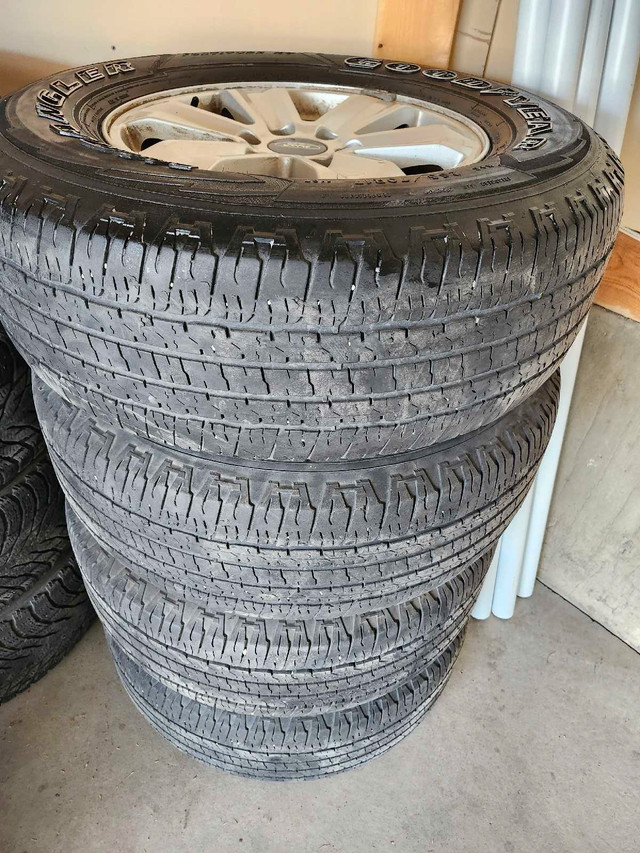 FORD RIMS AND A SET OF GOODYEAR 265 70 R17 in Tires & Rims in Calgary - Image 3
