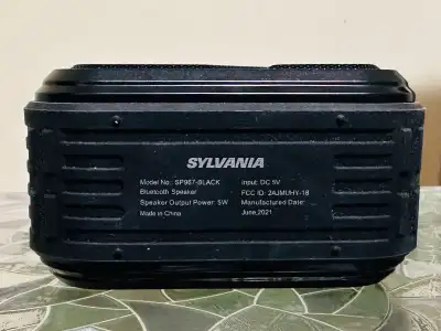 Sylvania Bluetooth Speaker, View more