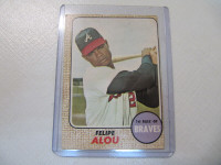 Classic Felipe Alou 1st Baseman Atlanta Braves Topps Card Ci1967