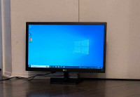 LG 24 LED FHD widescreen monitor displayVGA. DVI