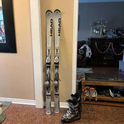 163 Head ski All mountain with boots , View more