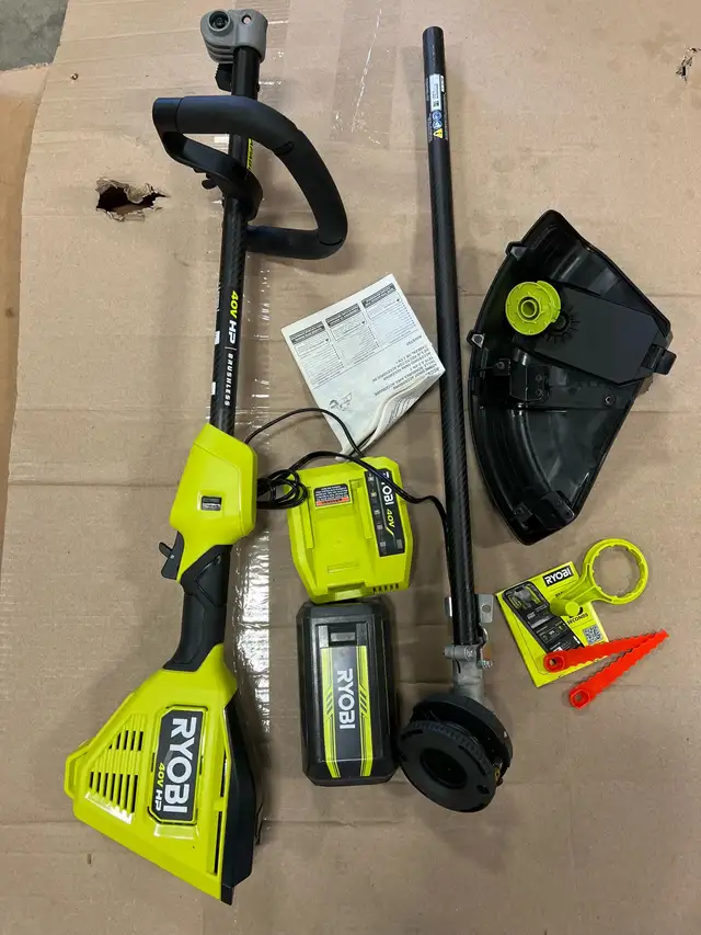 RYOBI 40V HP Brushless 16 in. Cordless Attachment Capable String in Lawnmowers & Leaf Blowers in Hamilton - Image 6