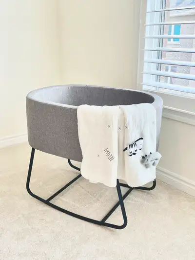 Everett Rocking Bassinet, View more
