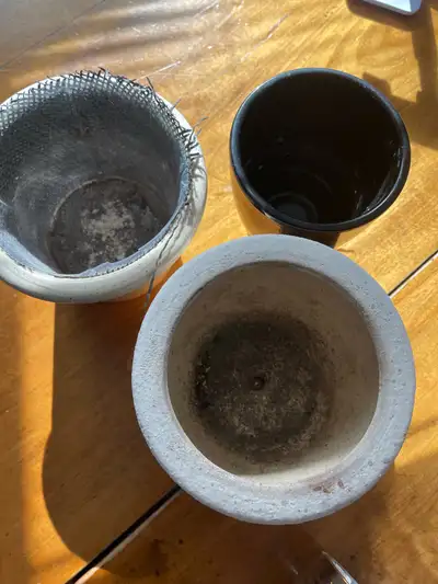 Flower pots 5inch plus 3 inch, View more