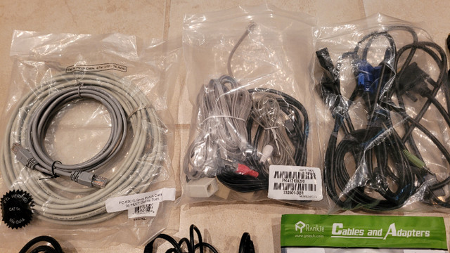 CABLES AUDIO VIDEO XLR HDMI DVI RJ45 PC ADAPTER in Cables & Connectors in Laval / North Shore - Image 4