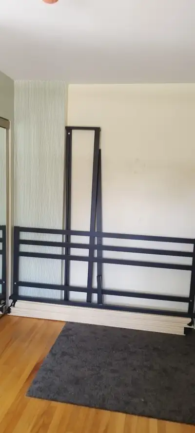 King size bed and mattress, View more