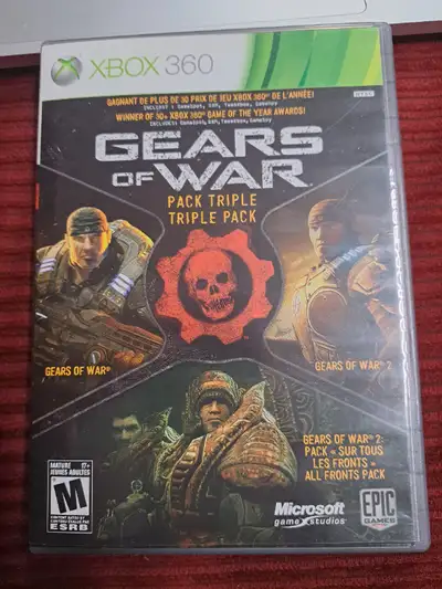 Xbox 360 Gears Of War Triple Pack Video Game (CIB), View more