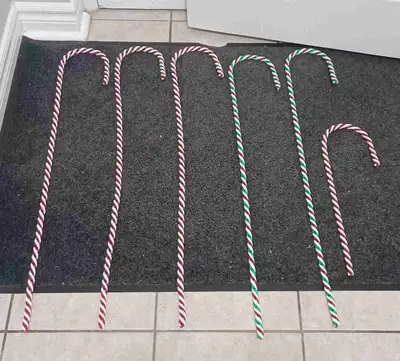 Plastic Candy Cane Christmas Decorations, View more