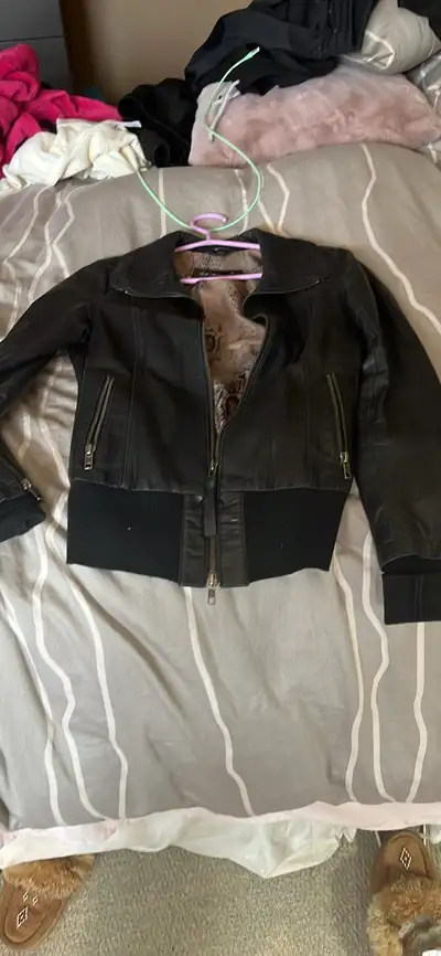 leather jacket, View more