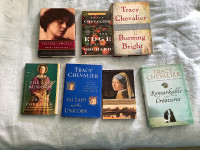 Seven books by best selling author Tracy Chevalier.
