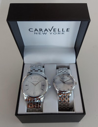 Brand New Bulova/Caravelle His & Hers Watch Set